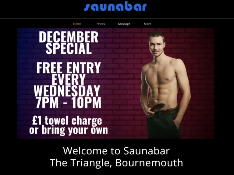 Saunabar Bournemouth 18 Saunabar Sauna, Bournemouth, Gay Sauna, UK,